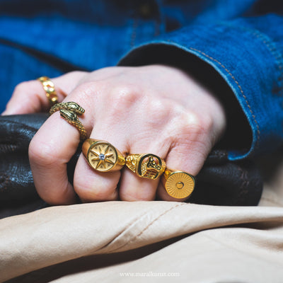 7 ways to style your signet rings