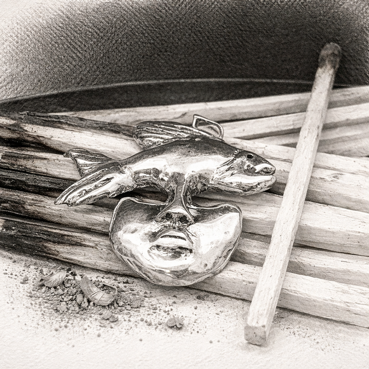 Girl & Fish – The Journey Within
Solid 925 Silver Pendant Handmade by an Iranian Artisan

Curated by Maralkunst | Oslo’s Hidden Pearl