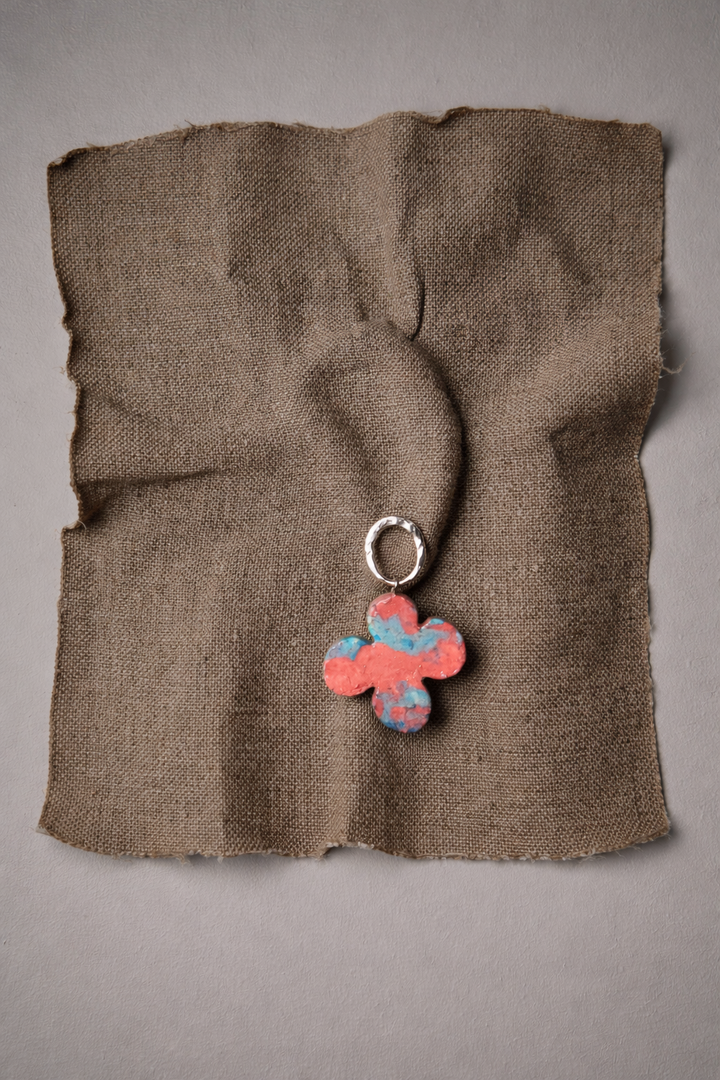 Wear the Wearing – Handmade Silver & Papier-Mâché Statement Earrings| Jewelry that carries texture, story, and soul.