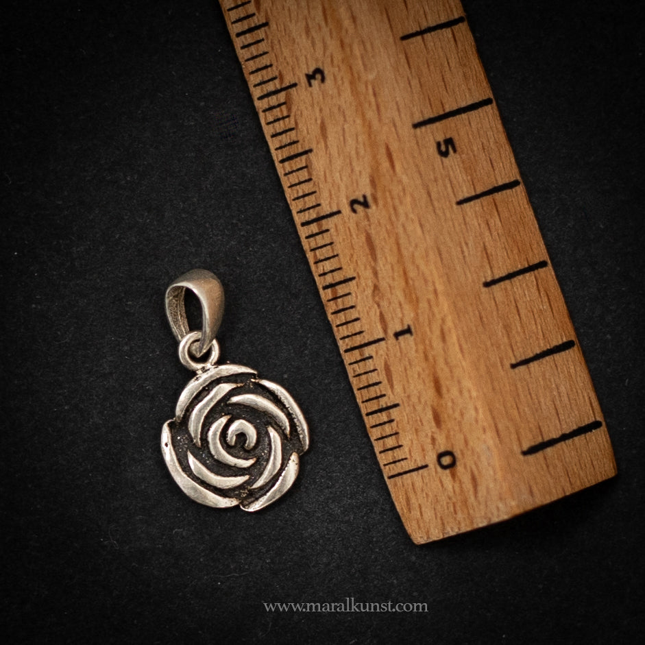Flower 925 silver pendant