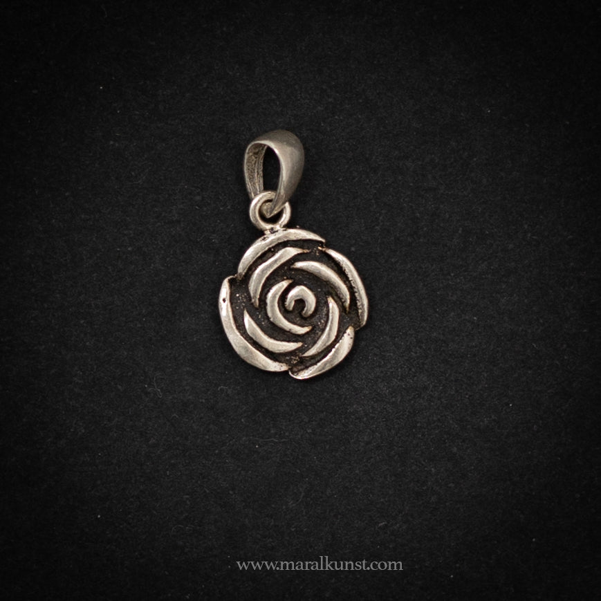 Flower 925 silver pendant