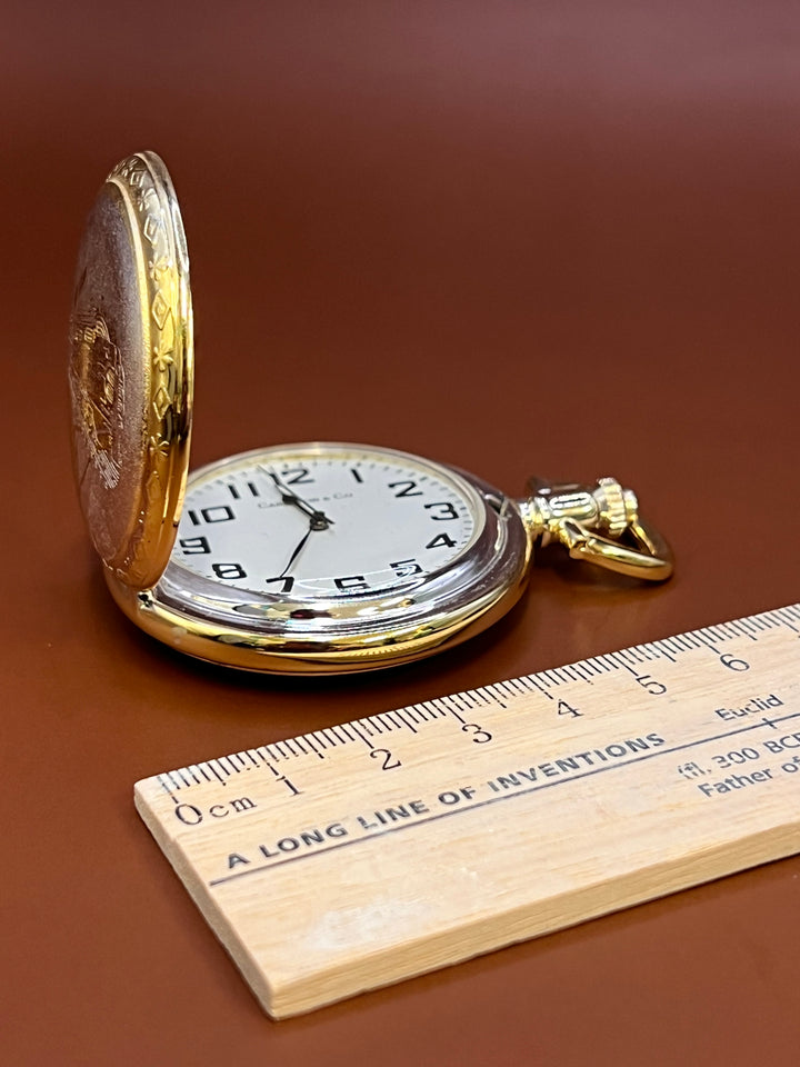 Golden Era Steamliner Pocket Watch