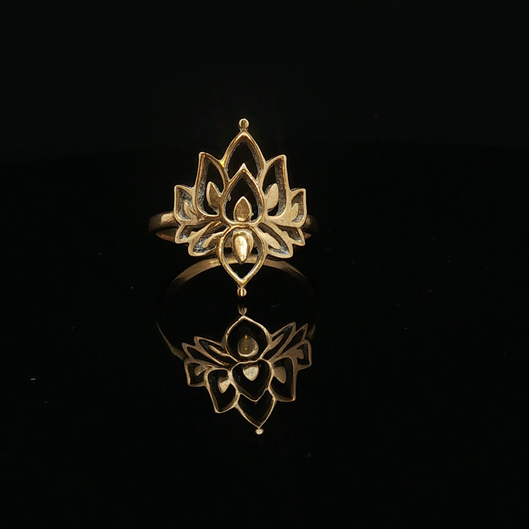 Inner Peace Lotus Ring