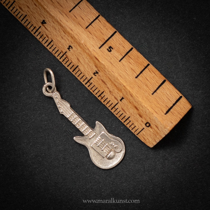 Mexican Guitar 925 Silver Pendant