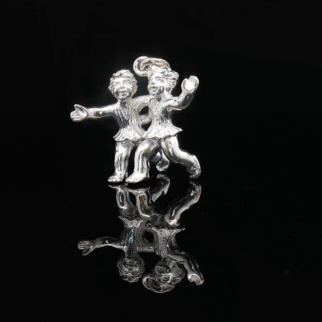 Gemini — The Dance of Duality

Solid Silver Zodiac Sculpture Charm