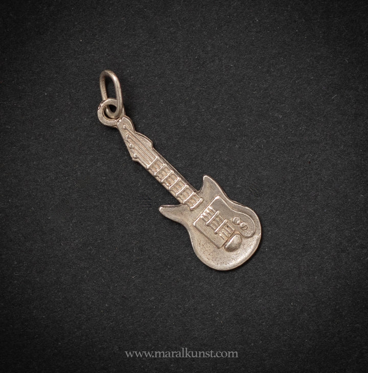 Mexican Guitar 925 Silver Pendant