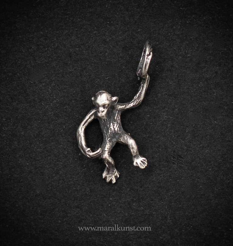Mexican Monkey 925 silver pendant