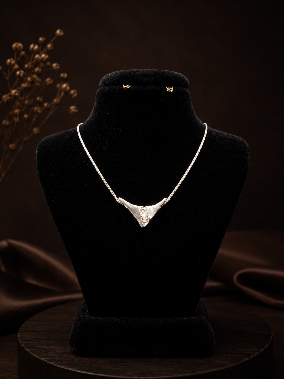 Vintage Norwegian Sterling Silver Necklace | Scandinavian Modernist Nordic Design | Rare Vintage Jewelry