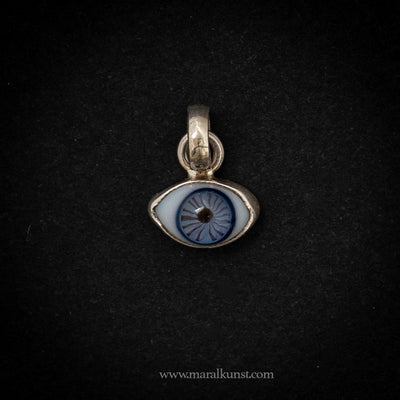 Mexican 925 silver evil eye pendant