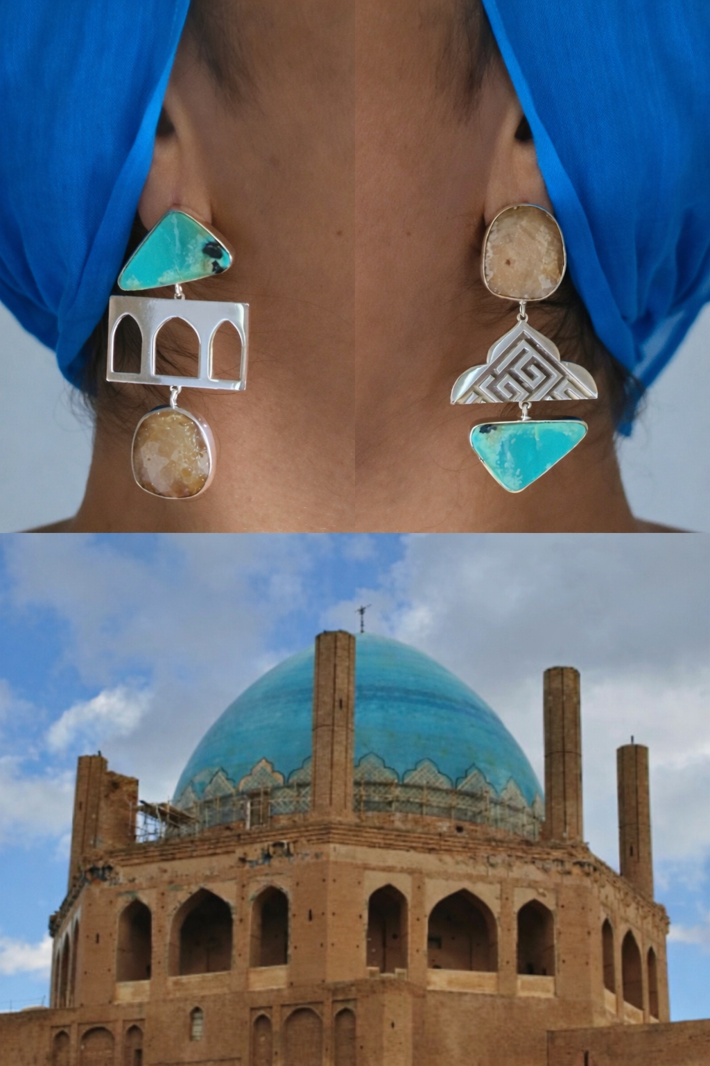 Soltaniyeh Dome Earrings

Architectural Fine Art Jewelry – One of a Kind | Premium Collection , Certificate of authenticity