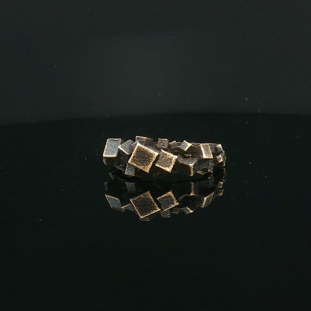 The Architect brass greek Ring adjustable