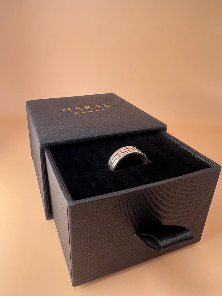 Made to Order Custom ring  Contact for more details | Eternal Flow – Greek Key
