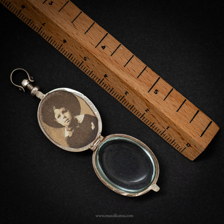 Mexican Photograph Medallion