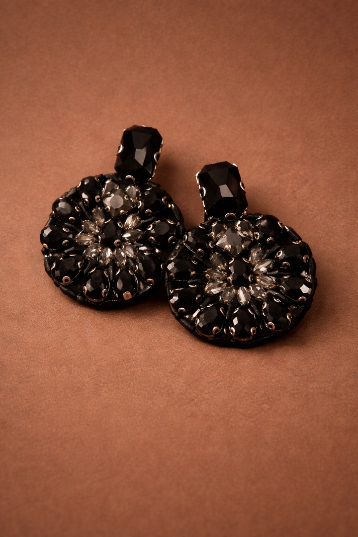 Peaceful Night handmade earrings