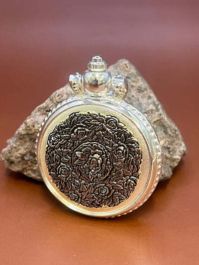 Vintage Garden of Time Pocket Watch