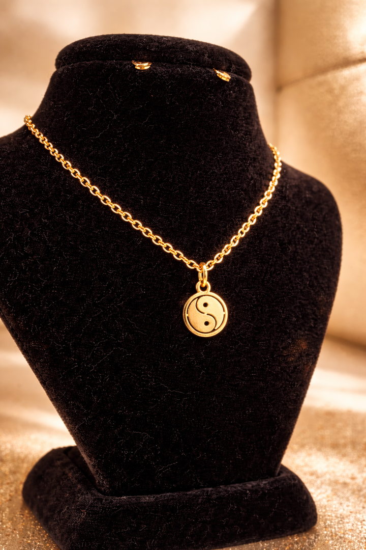 Golden Balance – Yin Yang Necklace

Where light meets shadow, harmony begins.