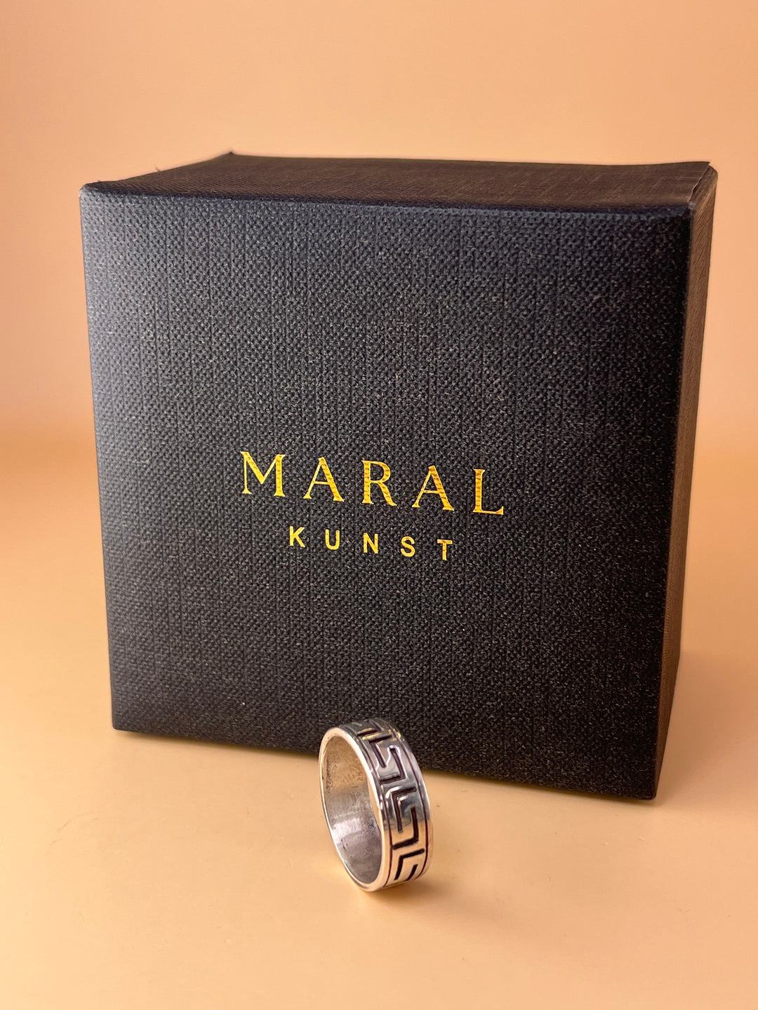 Made to Order Custom ring  Contact for more details | Eternal Flow – Greek Key
