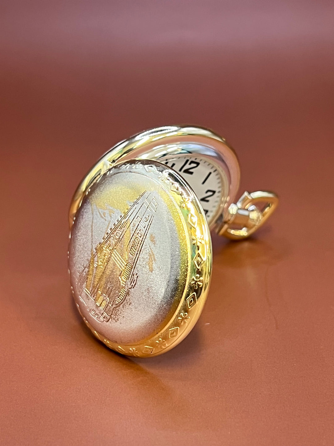 Golden Era Steamliner Pocket Watch