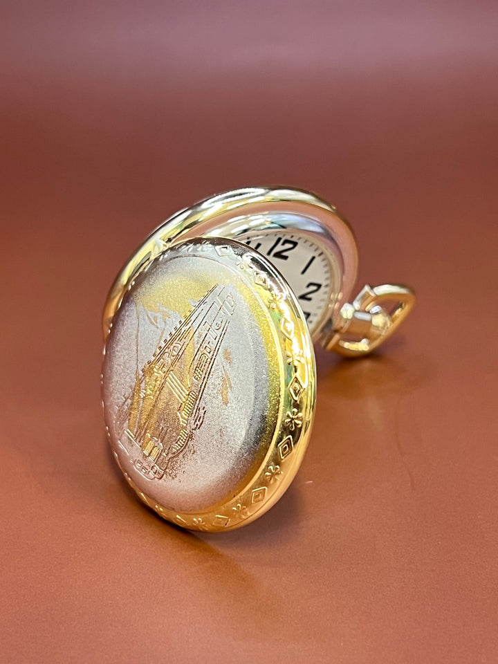 Golden Era Steamliner Pocket Watch