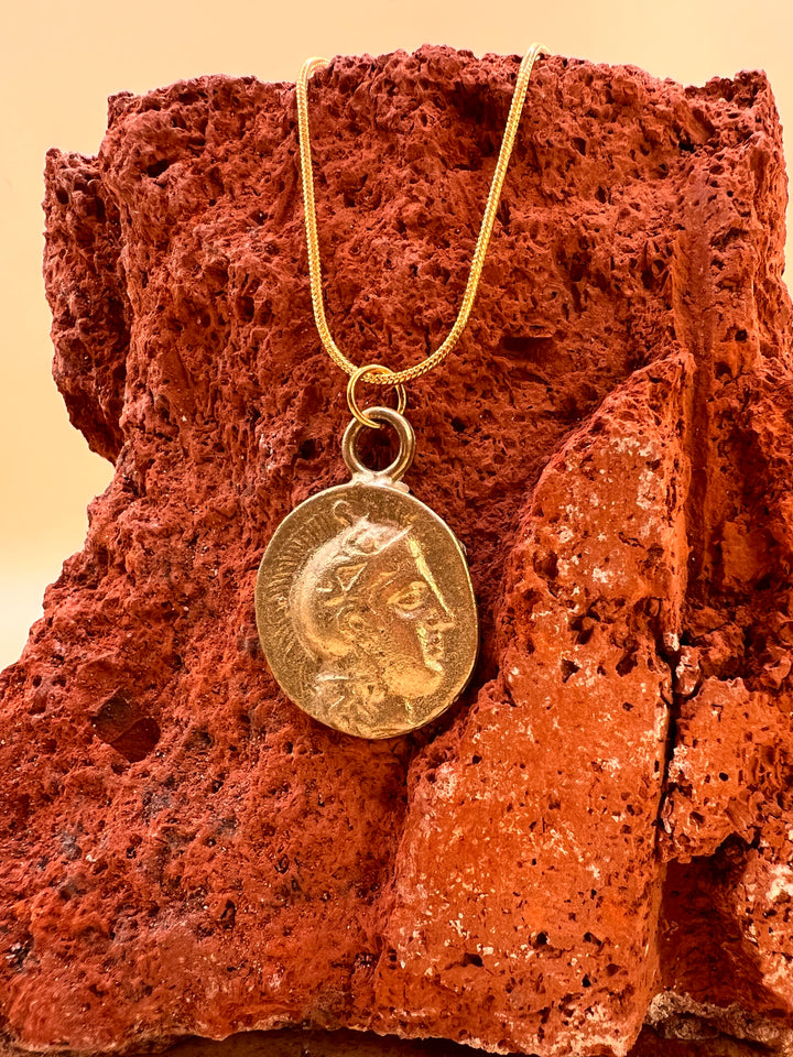 Athena & Pegasus Coin Necklace| Two sides of myth. One timeless story.