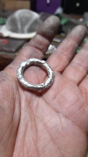 Custom Handmade Silver Ring – From Wax to Wearable Art
