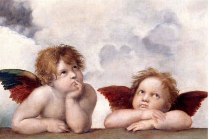 The Sistine Madonna
925 Silver Angel Medallion Necklace – Inspired by Raphael’s Masterpiece