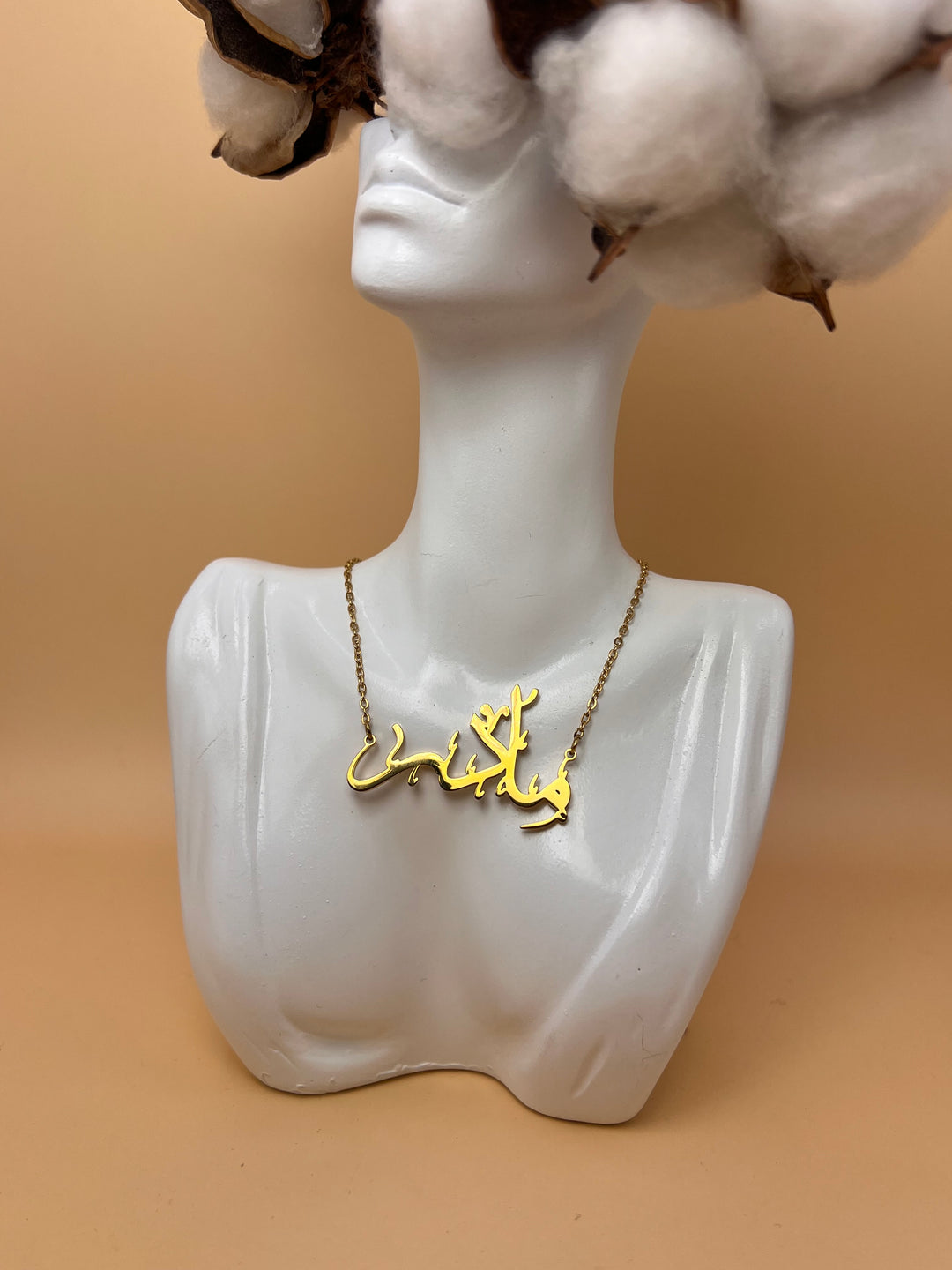 مادر Words of the Heart – Custom Arabic Name Necklace | Gold-Filled Stainless Steel