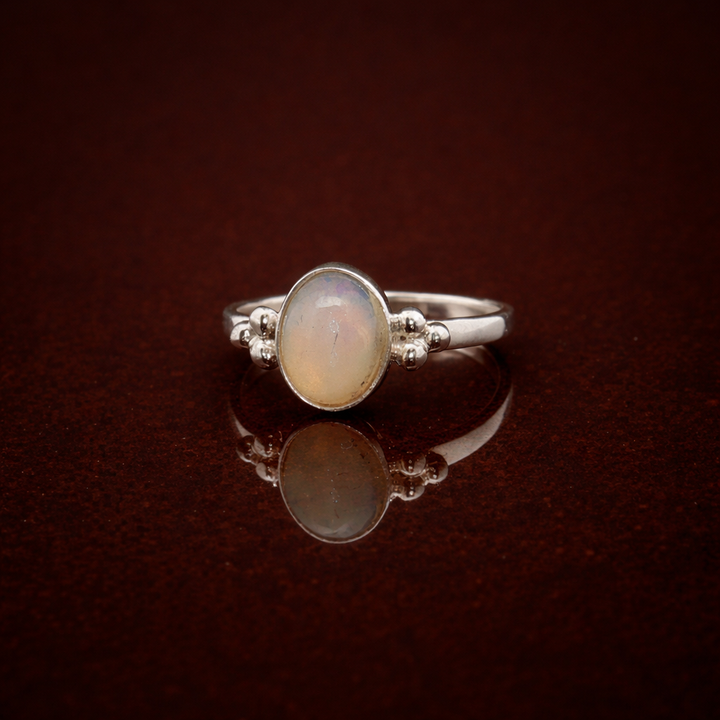Moonstone Ring – Sterling Silver 925 Handmade | Bohemian Gemstone Ring