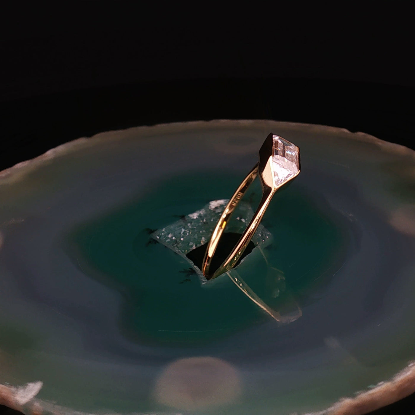 Twin Pear Moissanite Ring – Custom Engagement & Wedding Ring | Gold, Silver & Lab grown Diamond  & Gemstone