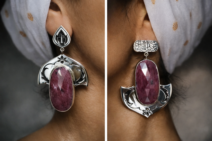 Taj Mahal Sunrise Earrings | Premium Collection | Certificate of authenticity