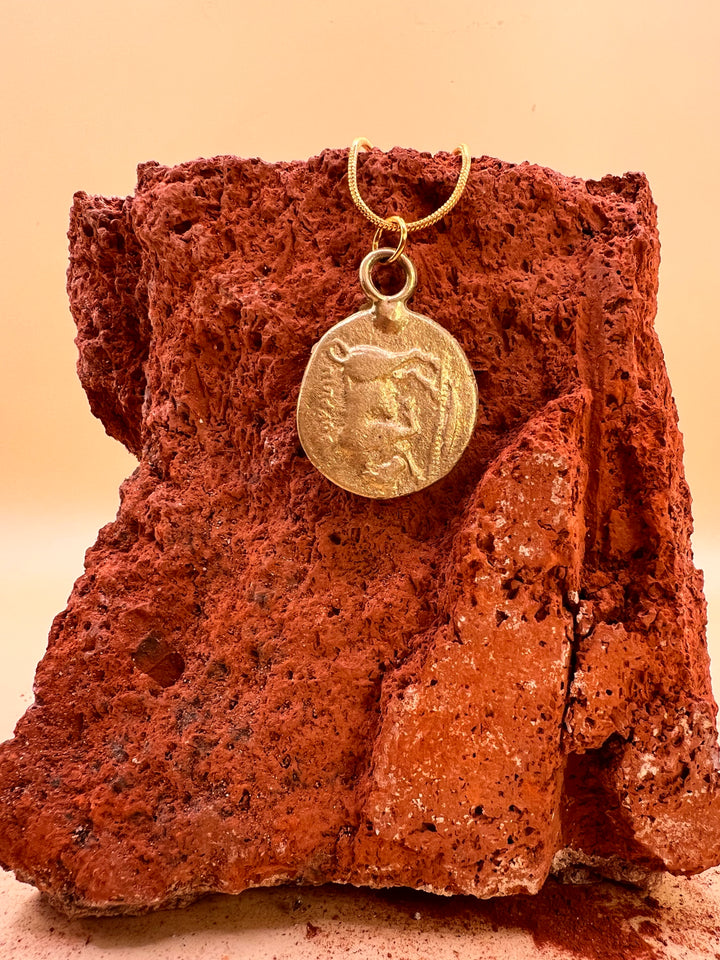 Athena & Pegasus Coin Necklace| Two sides of myth. One timeless story.