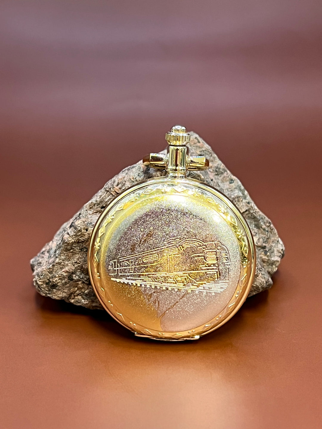 Golden Era Steamliner Pocket Watch