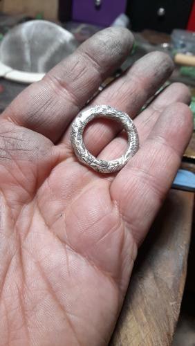 Custom Handmade Silver Ring – From Wax to Wearable Art