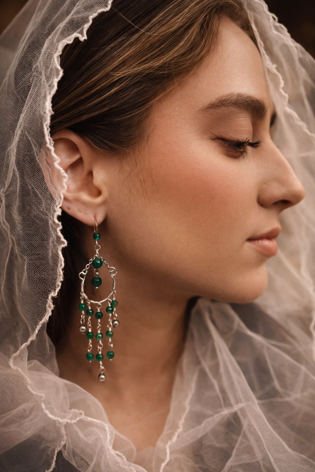 Green Guardian – Malachite Transformation Earrings