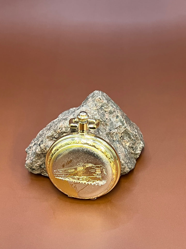 Golden Era Steamliner Pocket Watch