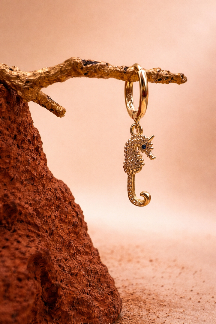 Poseidon Seahorse Hoop