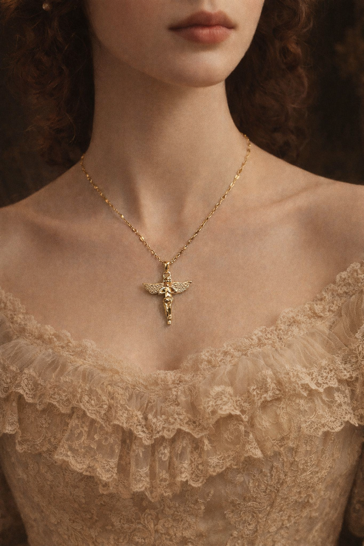 Golden Guardian Wing Angel Necklace – Delicate Gold Filled Pendant

Wear your wings — even when no one sees them.