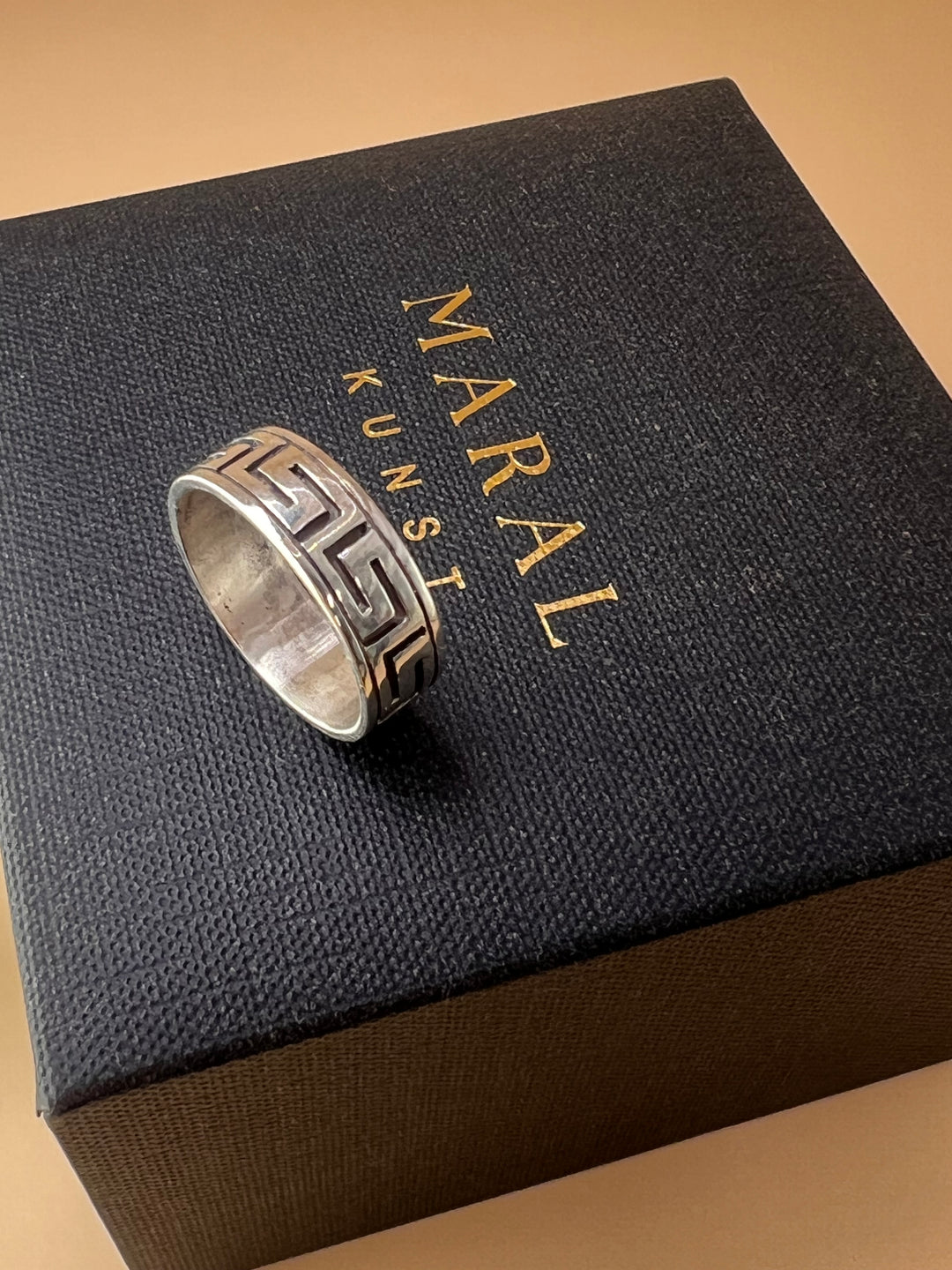 Made to Order Custom ring  Contact for more details | Eternal Flow – Greek Key