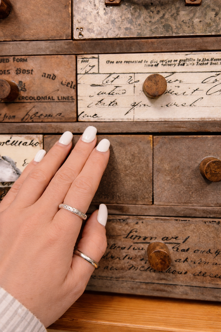 Eternal Links Ring — Solid 925 Silver | Handmade Lost Wax Sculpture