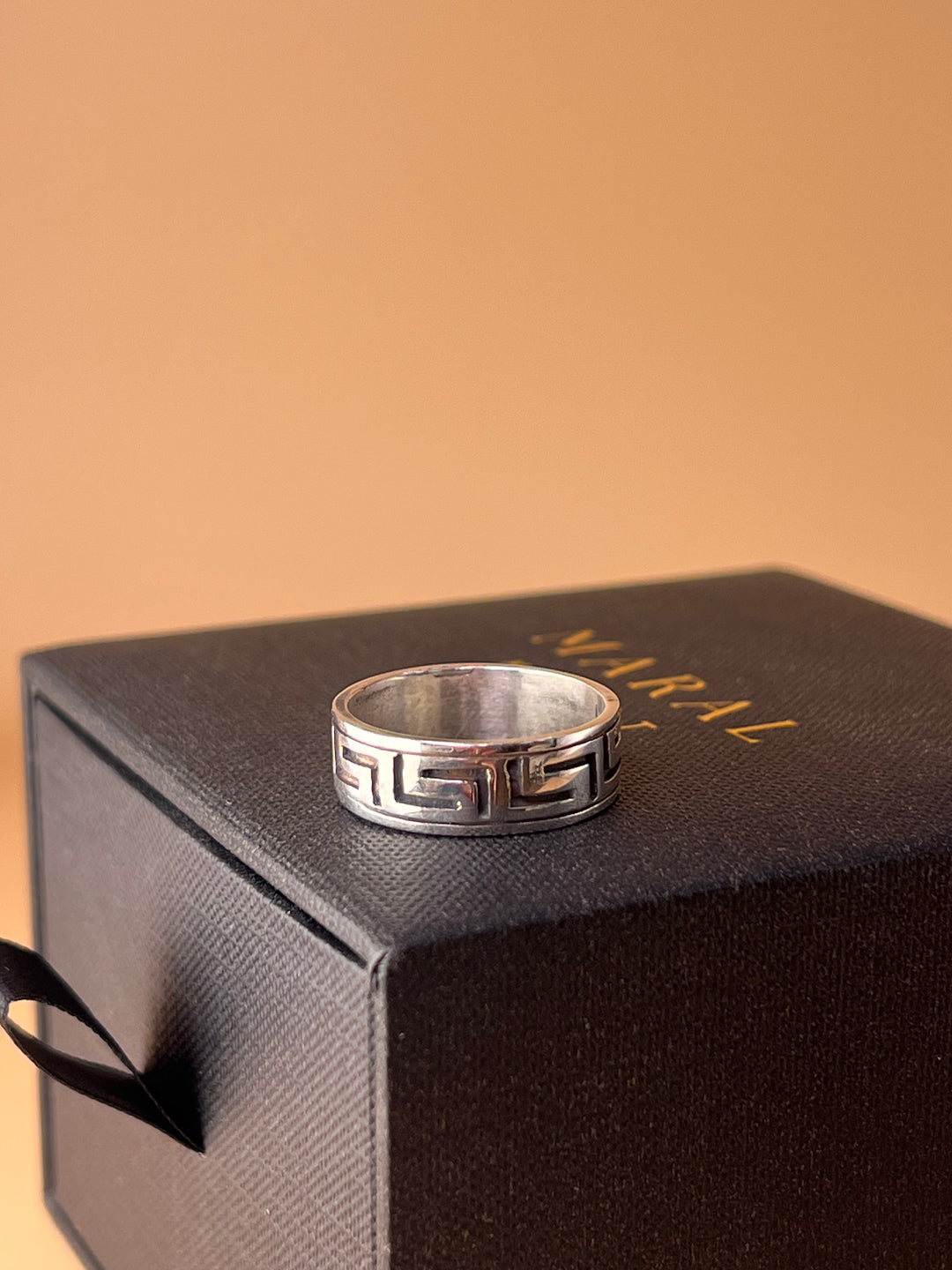 Made to Order Custom ring  Contact for more details | Eternal Flow – Greek Key