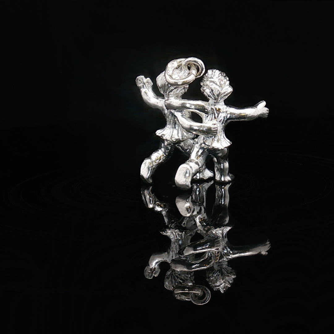 Gemini — The Dance of Duality

Solid Silver Zodiac Sculpture Charm