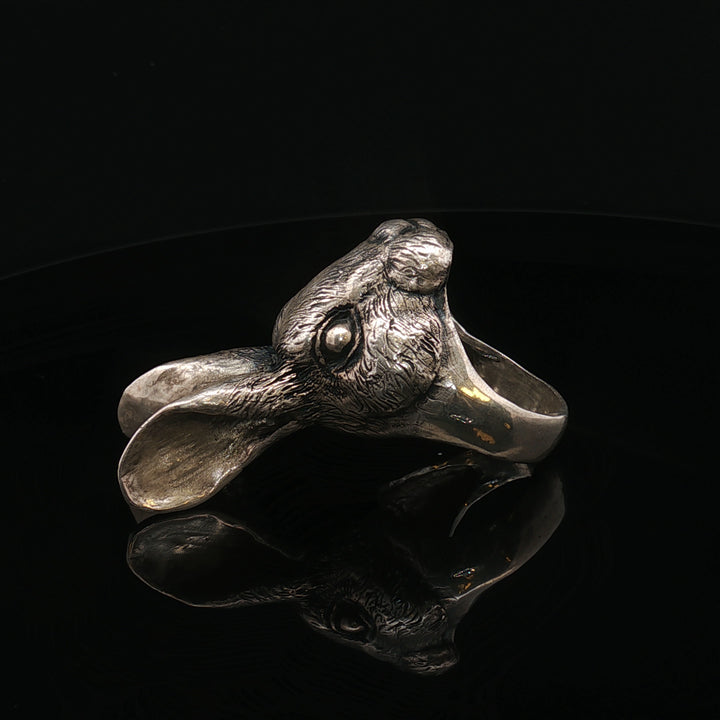 The Sacred Rabbit
Limited Edition Sculptural Silver Ring