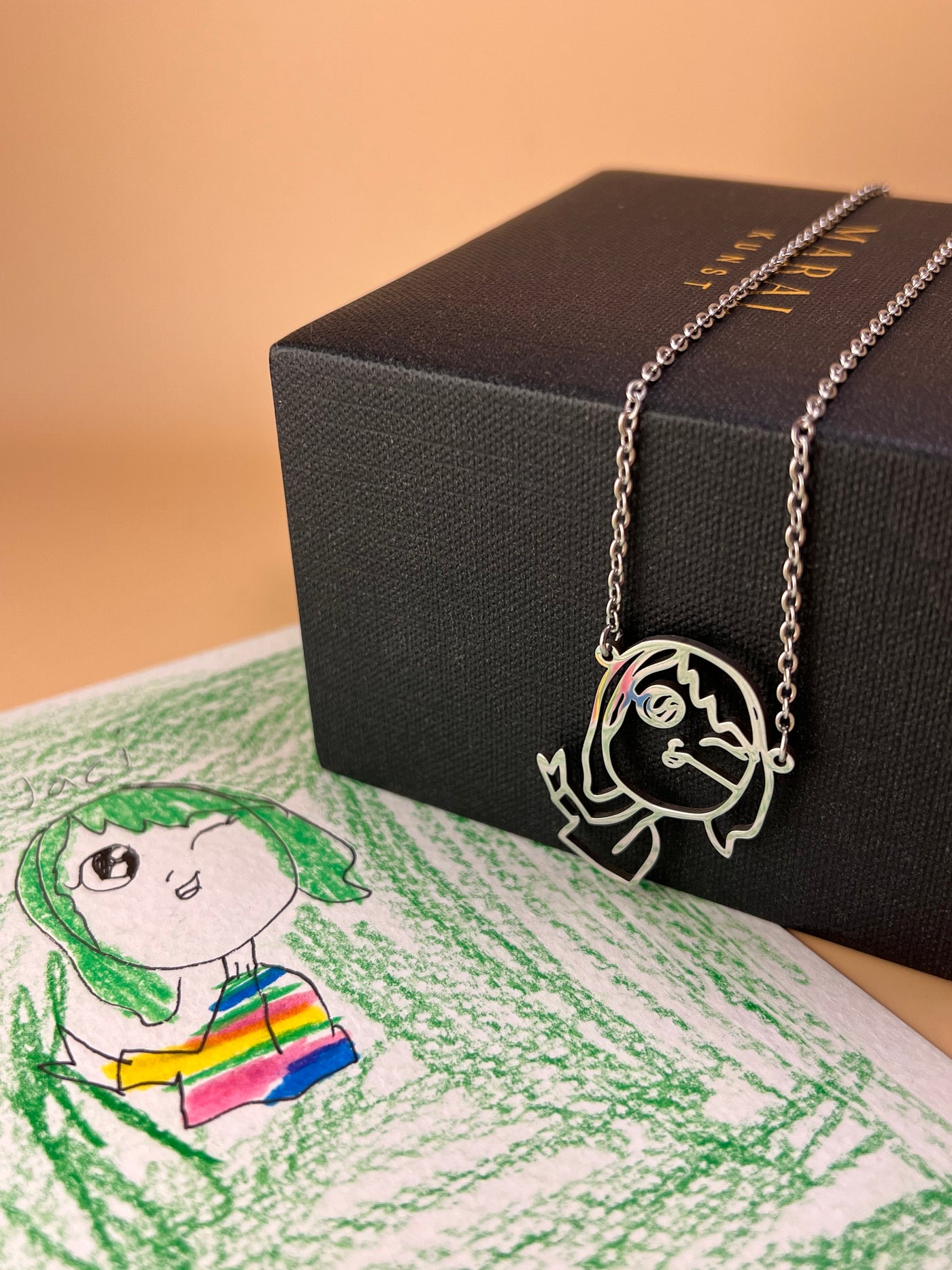 Little Dreamer – Custom Kid’s Art Necklace