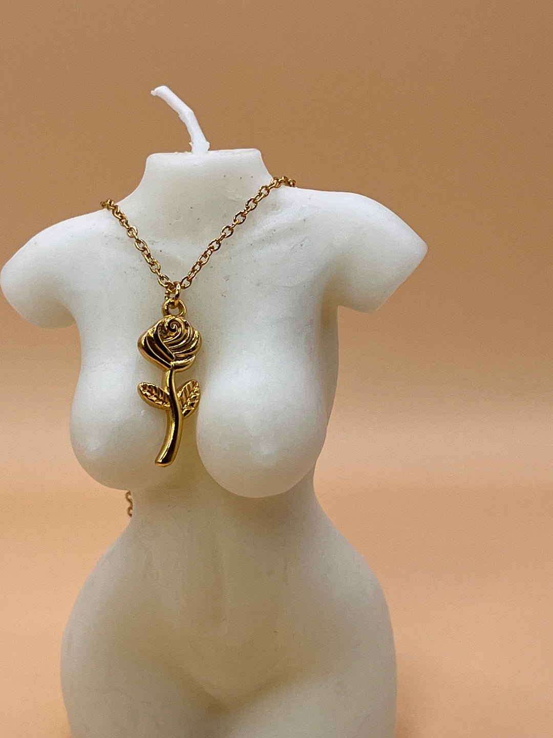 La Vie en Rose 🌹 – Gold-Filled Stainless Steel Necklace