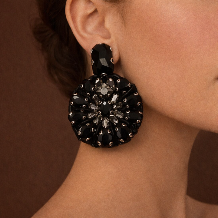 Peaceful Night handmade earrings