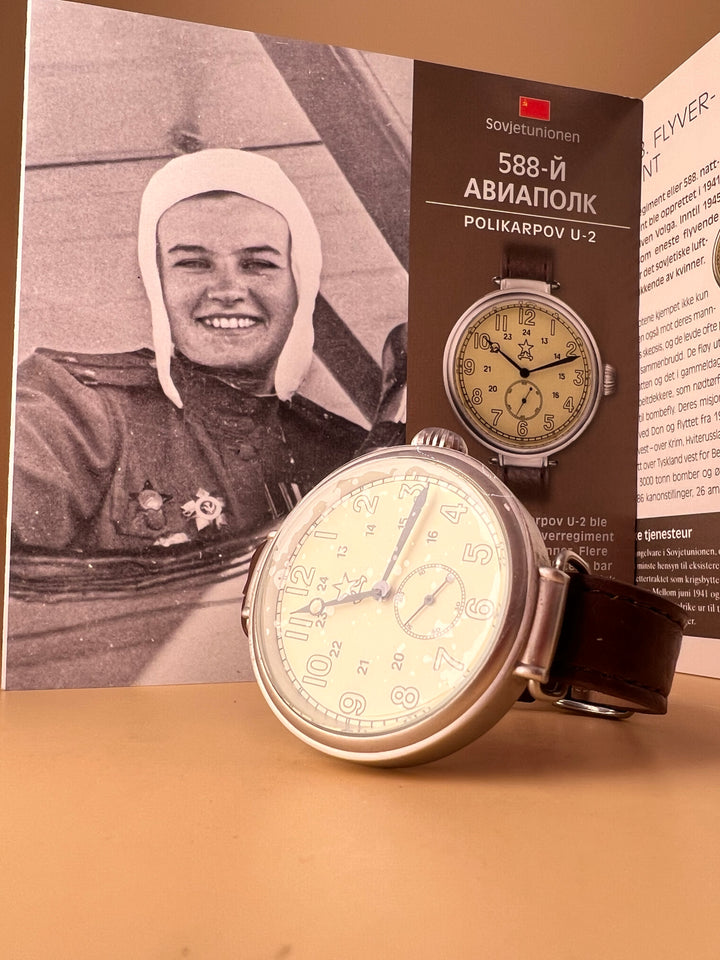 Vintage Soviet Sky – Polikarpov Tribute Watch (Atlas 43MM)