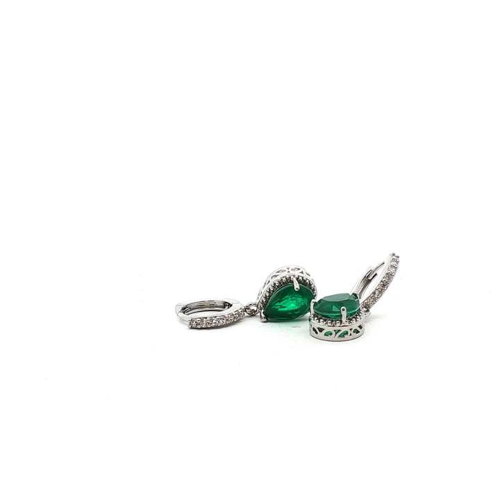 Paraiba-Inspired Teardrop Earrings – 925 Sterling Silver