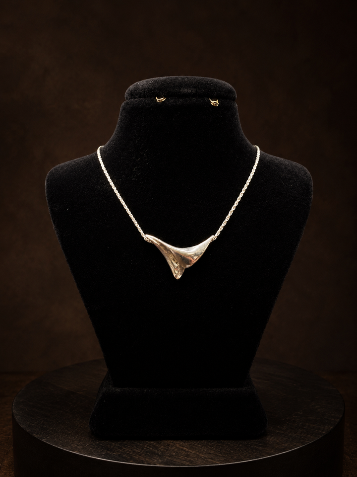 Vintage Norwegian Sterling Silver Necklace