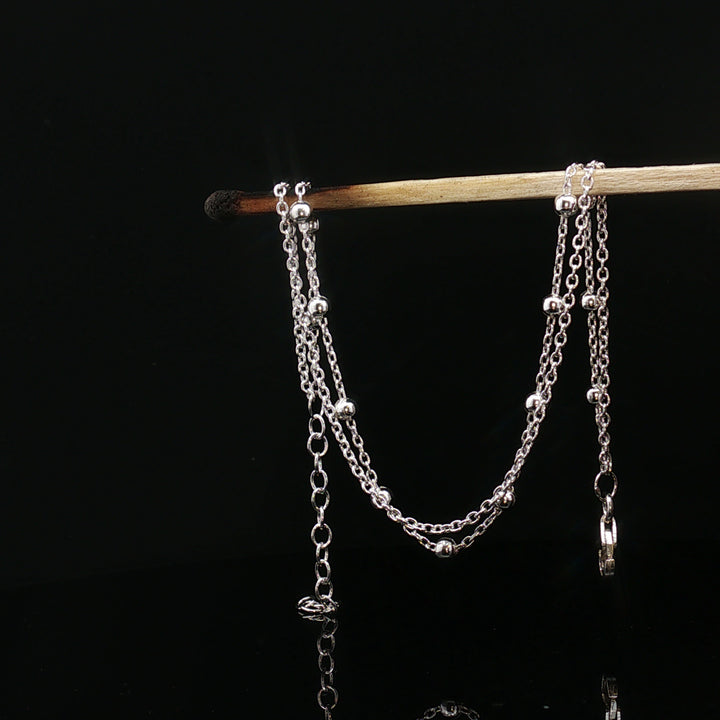 Scandinavian Double Chain Bracelet