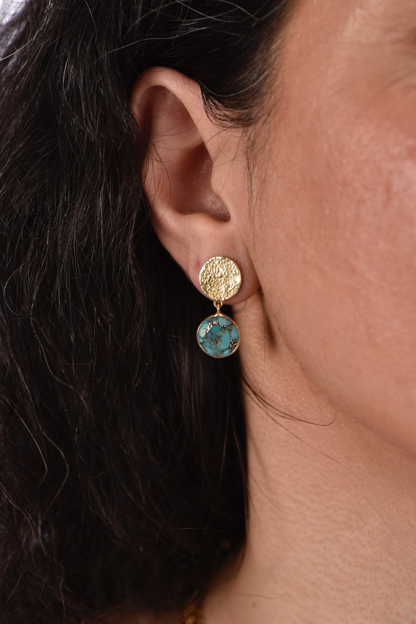 Indian Handmade turquoise earrings